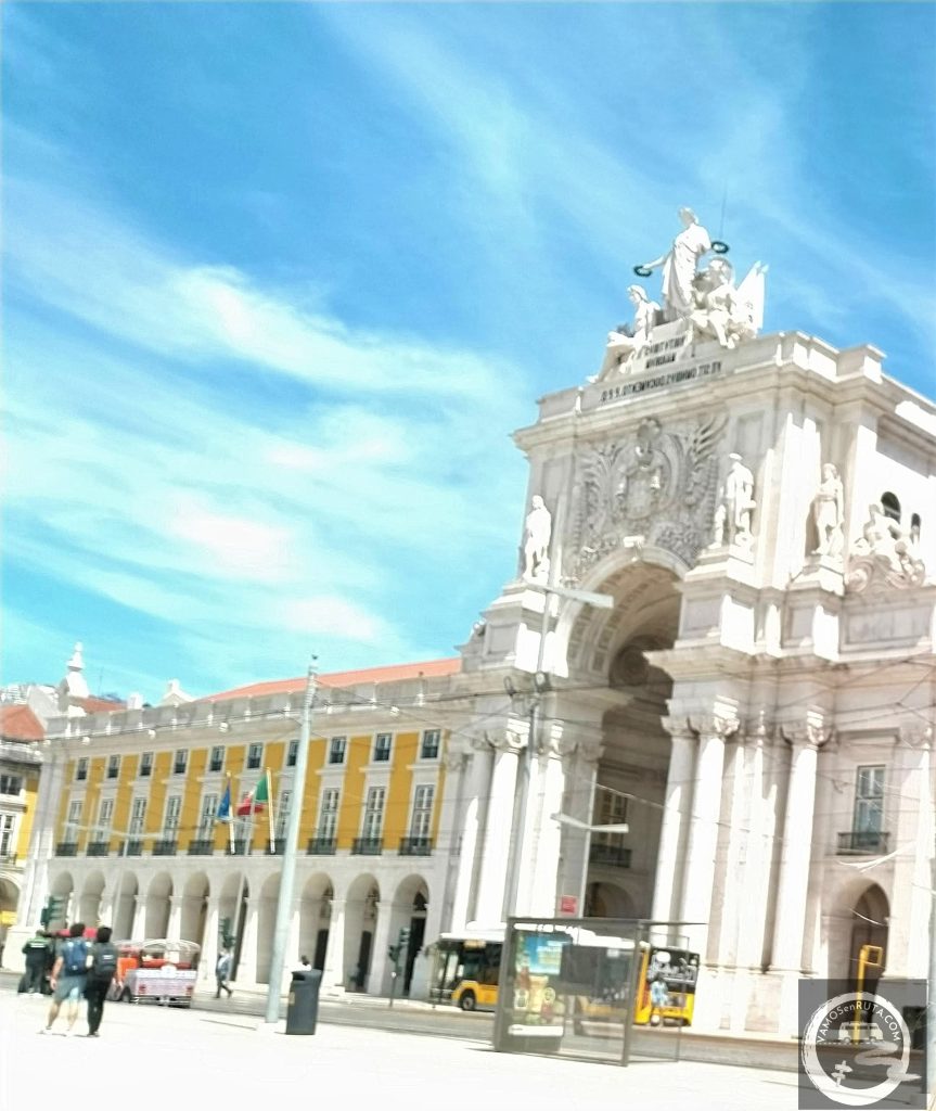 qué ver en Lisboa. Foto Plaza del comercio en Lisboa