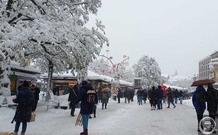 Qué ver en Múnich. Mercado Viktualienmarkt. Winterzauben.