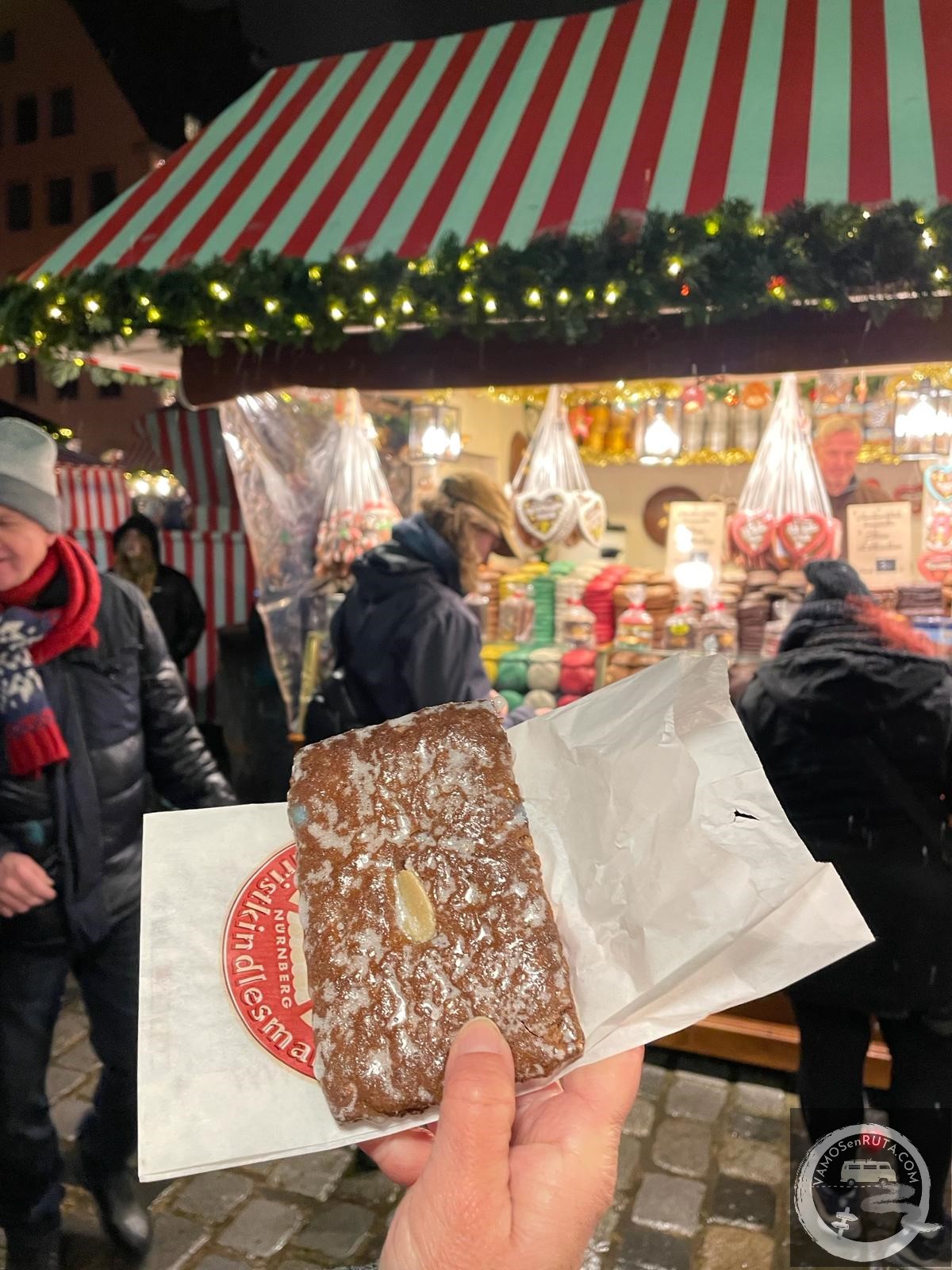Comida tipica Baviera. Munich. Galleta Lebkuchen.